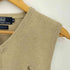 ポロバイラルフローレン Polo by RALPH LAUREN 90s ポニー刺繍 ウール100 ニットベスト レディース import:S