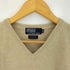 ポロバイラルフローレン Polo by RALPH LAUREN 90s ポニー刺繍 ウール100 ニットベスト レディース import:S