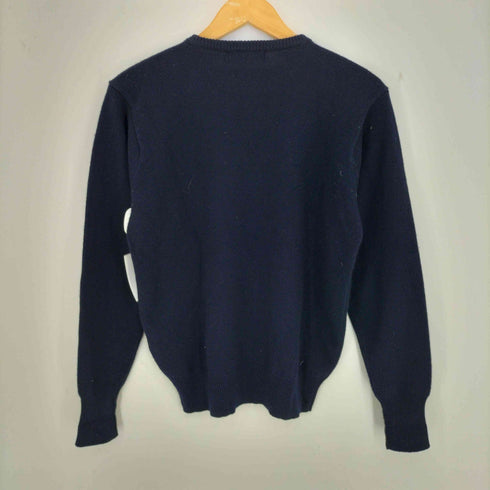 ポロバイラルフローレン Polo by RALPH LAUREN 90s ポニー刺繍 ウール100 クルーネックニット メンズ import:S