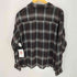 アローン ALONE RAYON SHIRT CHECK LONG BRN メンズ JPN:4