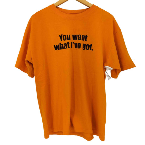アンビル Anvil 90S MADE IN USA 両面プリント ダブルステッチ クルーネックTシャツ メンズ import:XL