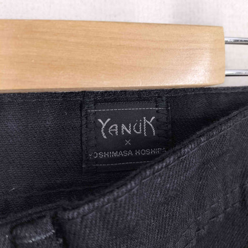 ヤヌーク YANUK YOSHIMASA HOSHIBA ナローシルエット ボタンフライ デニムパンツ メンズ US:32-33
