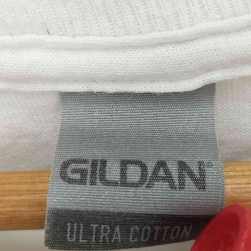 ギルダン GILDAN 企業ロゴプリント クルーネック L/S Tシャツ メンズ