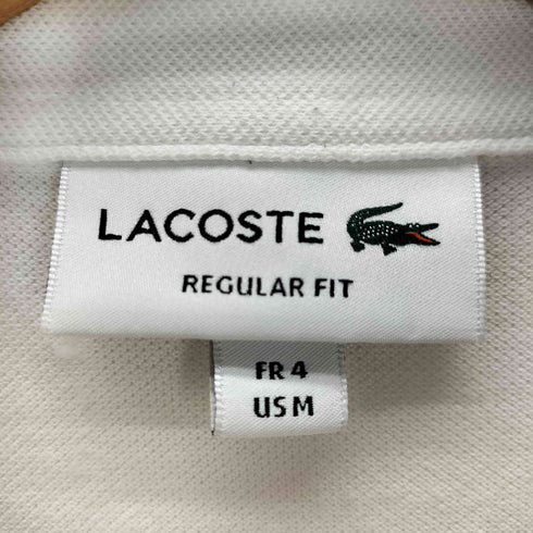 ラコステ LACOSTE レギュラーフィットストレッチパリポロシャツ メンズ import:M