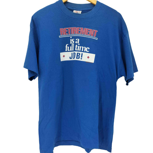 ヘフト HEF-T 90S MADE IN USA フロントプリント クルーネック Tシャツ メンズ import:XL