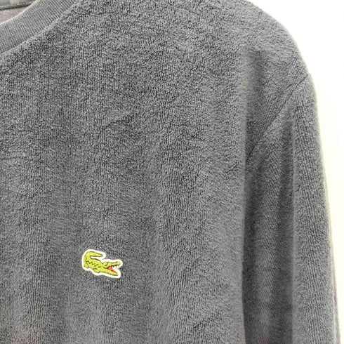 ラコステ LACOSTE カシミヤ混 パイル地 クルーネックスウェット メンズ import:L