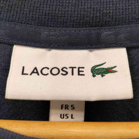 ラコステ LACOSTE カシミヤ混 パイル地 クルーネックスウェット メンズ import:L