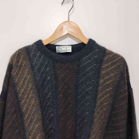 Paihamu Cashmere 総柄クルーネックニット メンズ XL