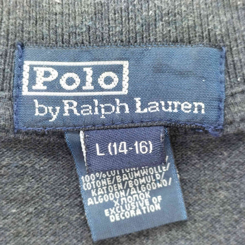 ポロバイラルフローレン Polo by RALPH LAUREN ワンポイント刺繍ポロシャツ メンズ import:L