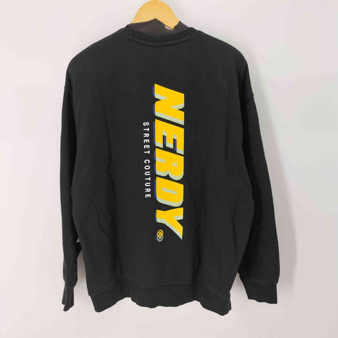 ノルディー nerdy バックロゴプリントスウェットプルオーバー メンズ JPN:M