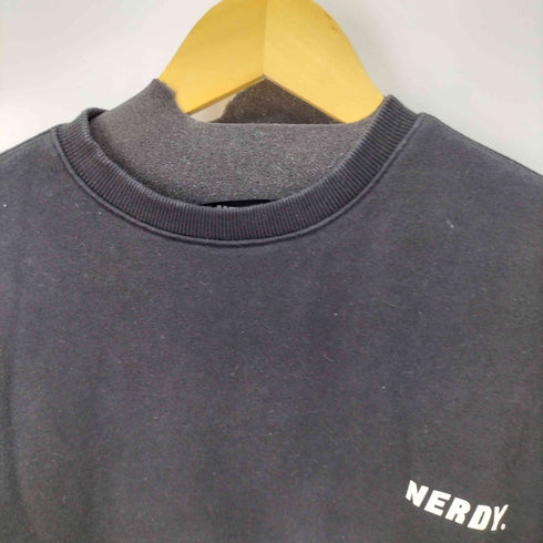 ノルディー nerdy バックロゴプリントスウェットプルオーバー メンズ JPN:M