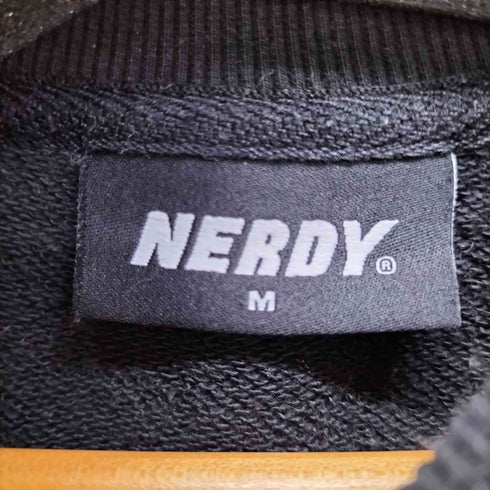 ノルディー nerdy バックロゴプリントスウェットプルオーバー メンズ JPN:M