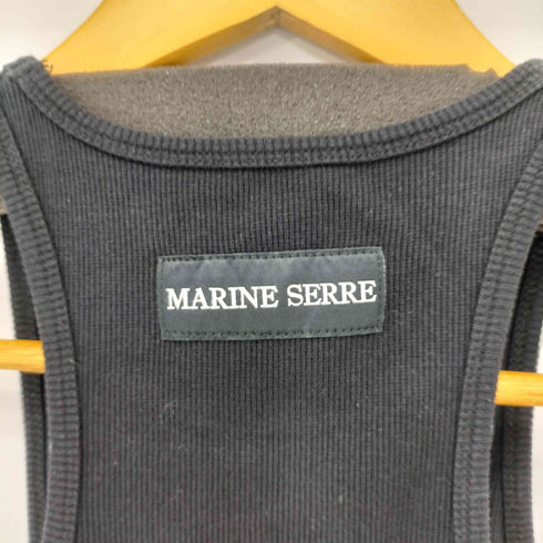 マリーンセル MARINE SERRE ロゴ刺繍 タンクトップ レディース JPN:XS