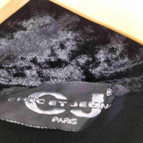 CHIC ET JEUNE ベロア S/S ワンピース レディース