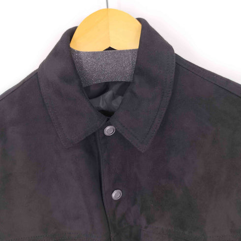 ザラ ZARA スエードタッチクロップドトラッカージャケット 短丈 オーバーサイズ メンズ import:S