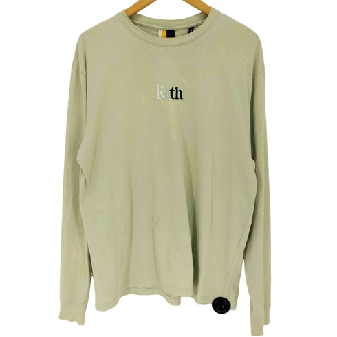 キス KITH セリフ ロゴ刺繍 Serif T-Shirt メンズ import:L