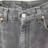 リーバイス Levis 90-00S USA製 505 REGLAR FIT ボタン裏554 ストレート ブラックデニムパンツ メンズ W33L34