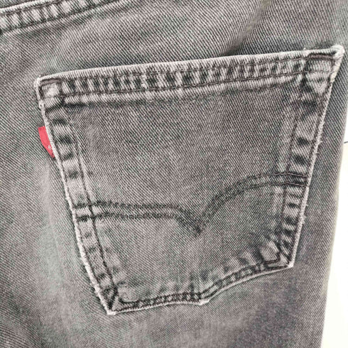 リーバイス Levis 90-00S USA製 505 REGLAR FIT ボタン裏554 ストレート ブラックデニムパンツ メンズ W33L34