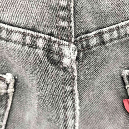 リーバイス Levis 90-00S USA製 505 REGLAR FIT ボタン裏554 ストレート ブラックデニムパンツ メンズ W33L34