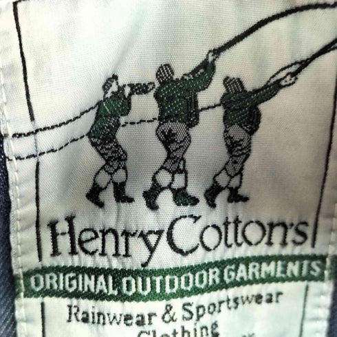 Henry Cottonʼ s スタンドカラーデニムブルゾン インディゴ スウィングトップ メンズ JPN:48