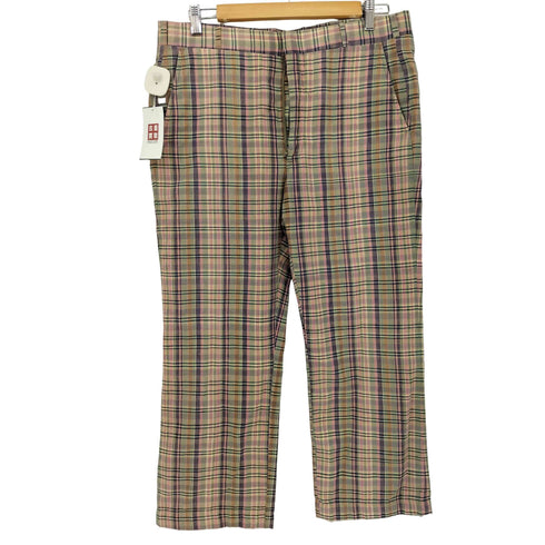 INDIA MADRAS 80S マドラスチェック スラックス コットンパンツ メンズ