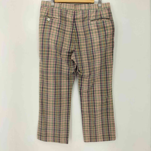 INDIA MADRAS 80S マドラスチェック スラックス コットンパンツ メンズ