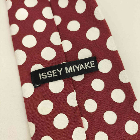 イッセイミヤケ ISSEY MIYAKE ドット リネンネクタイ メンズ
