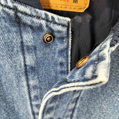 リーバイス Levis インディゴデニムスタジャン スナップボタン 裏地キルティング メンズ JPN:M