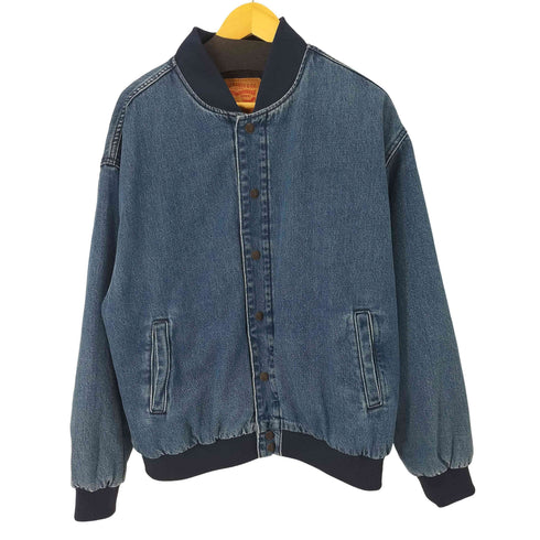 リーバイス Levis インディゴデニムスタジャン スナップボタン 裏地キルティング メンズ JPN:M