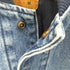リーバイス Levis インディゴデニムスタジャン スナップボタン 裏地キルティング メンズ JPN:M