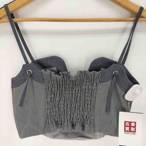 アメリ AMERI wave line short bustier レディース