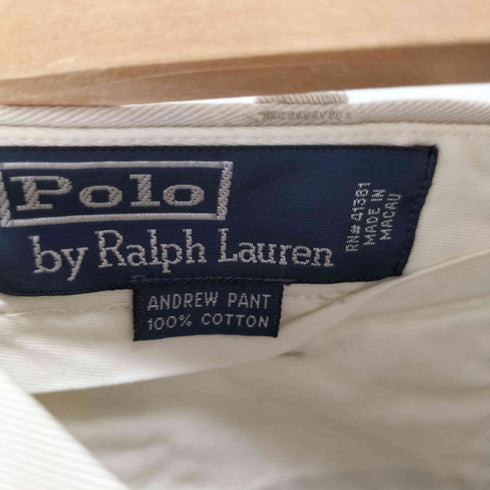 ポロバイラルフローレン Polo by RALPH LAUREN ANDREW PANT ポロチノ 2タック ワイドチノパンツ メンズ 35/30