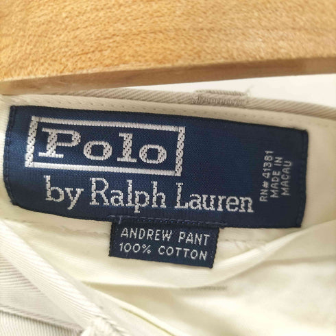 ポロバイラルフローレン Polo by RALPH LAUREN ANDREW PANT ポロチノ 2タック ワイドチノパンツ メンズ 35/30