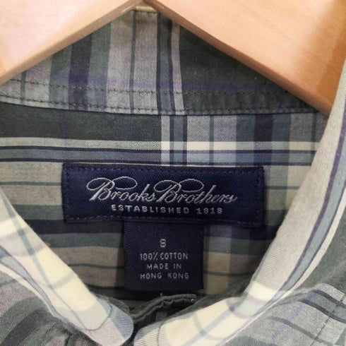 ブルックスブラザーズ BROOKS BROTHERS 香港製 チェック BDシャツ メンズ JPN:S