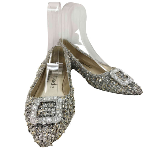 ケイトスペードニューヨーク kate spade NEW YORK buckle up flats レディース 6B