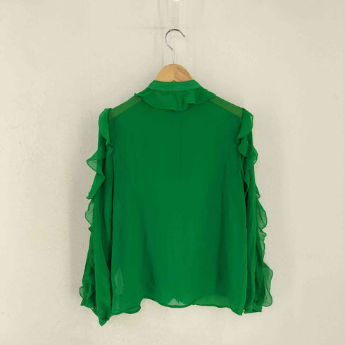 ザラ ZARA シフォンフリルバンドカラーブラウス レディース JPN:S
