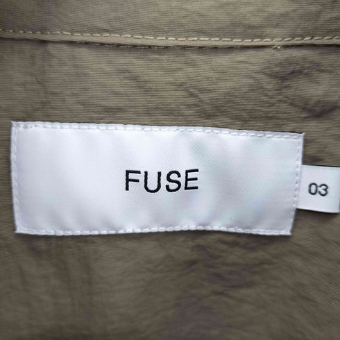 ヒューズ FUSE ナイロンタスランタフタベスト メンズ JPN:3