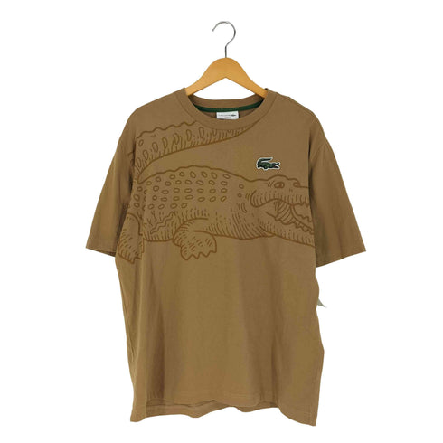 ラコステ LACOSTE オーバーサイズヴィンテージワニロゴプリントTシャツ メンズ import:M