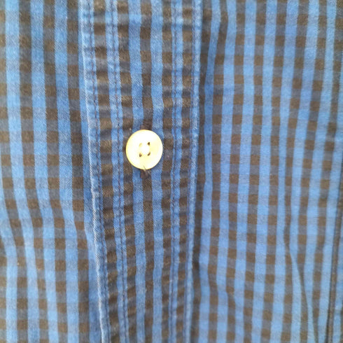 チャップス CHAPS STRETCH EASY CARE BD ギンガムチェック L/S シャツ メンズ XXL