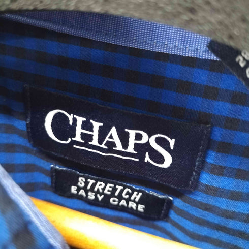 チャップス CHAPS STRETCH EASY CARE BD ギンガムチェック L/S シャツ メンズ XXL