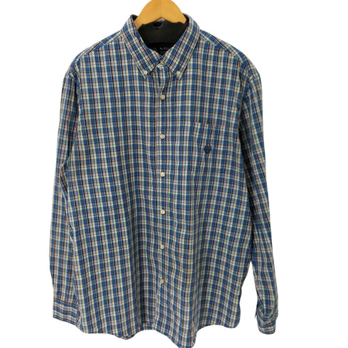 チャップス CHAPS EASY CARE BDチェック L/S シャツ ビッグサイズ メンズ import:XL