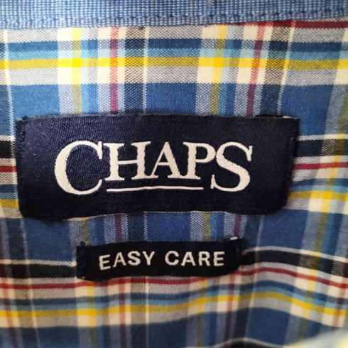 チャップス CHAPS EASY CARE BDチェック L/S シャツ ビッグサイズ メンズ import:XL