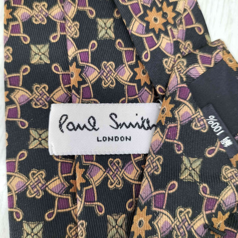 ポールスミスロンドン Paul Smith LONDON シルク100% ネクタイ 総柄 メンズ ONE SIZE