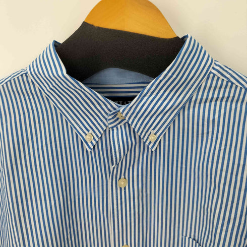 チャップス CHAPS EASY CARE BDストライプ L/S シャツ ビッグサイズ メンズ import:L
