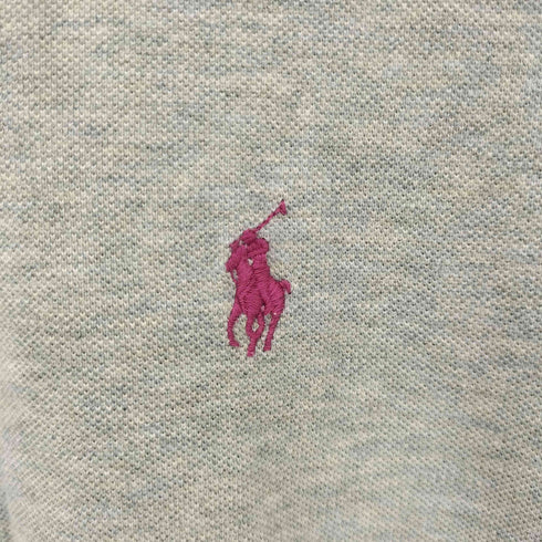 ラルフローレン RALPH LAUREN ポニー刺繍 鹿の子ポロシャツ レディース JPN:L