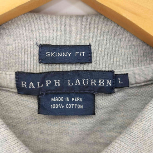 ラルフローレン RALPH LAUREN ポニー刺繍 鹿の子ポロシャツ レディース JPN:L