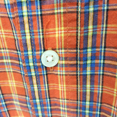 チャップス CHAPS EASY CARE BDチェック L/S シャツ ビッグサイズ カラフル メンズ XXL