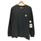 カーハート Carhartt メキシコ製 ORIGINAL FIT WORKWEAR POCKET LONG-SLEEVE T-SHIRT フロントポケット ロングスリーブ Tシャツ メンズ import:S