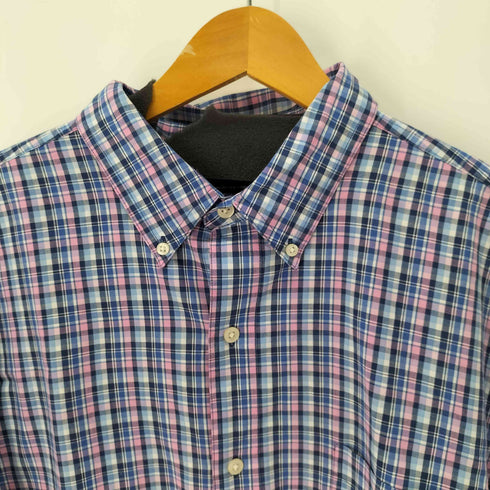 チャップス CHAPS EASY CARE BDチェック L/S シャツ ビッグサイズ カラフル メンズ XXL