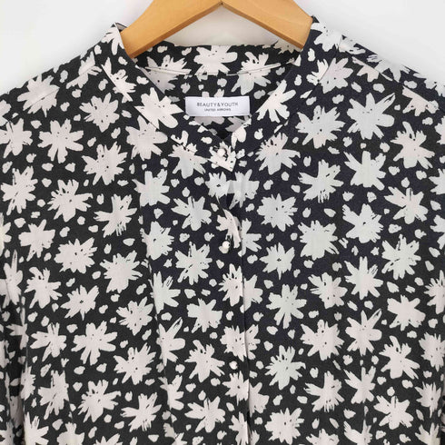 ビューティーアンドユースユナイテッドアローズ BEAUTY & YOUTH UNITED ARROWS リバ ティプリントバンドカラーシャツ レディース